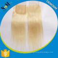 Popular Sale Silky Straight Wave hair straight human hair closure